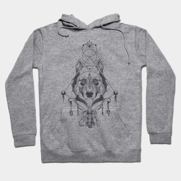 DOG SPIRIT Hoodie by klstudio